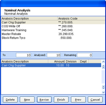 pl nominal analysis